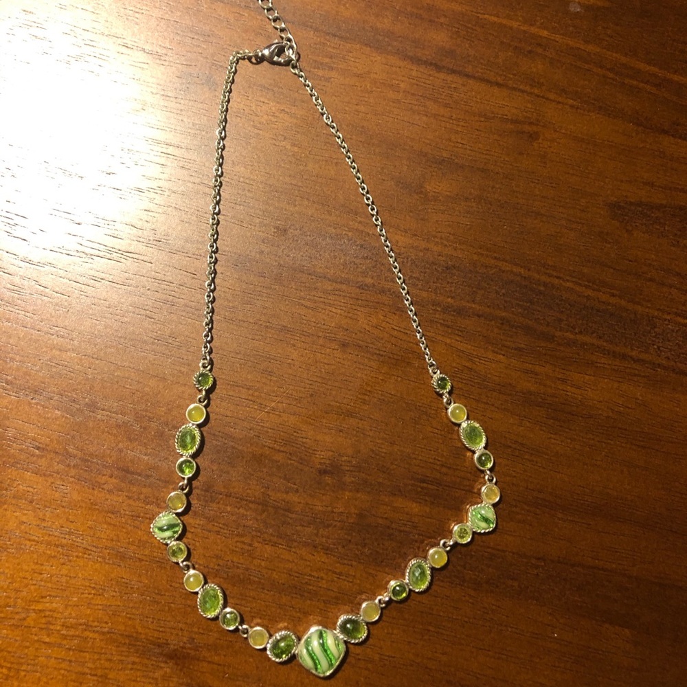 Green Jewel Necklace 💚